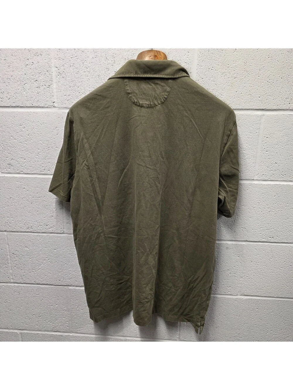 Polo Ralph Lauren Classic Fit Men's L Green  Sleeve Cotton polo Pocket 24x31